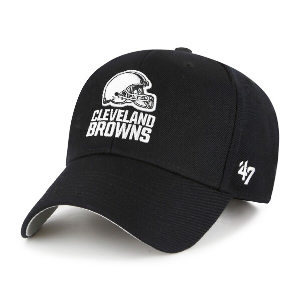 47 Brand Pánská kšiltovka Cleveland Browns NFL Black & White MVP Adjustable
