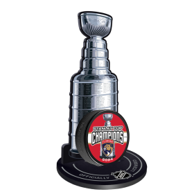 Mustang Puk Florida Panthers NHL Stanley Cup Champions Puck Stand