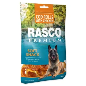 Rasco Premium tresčí rolky obalené kuřecím masem 80g (1704-17070)