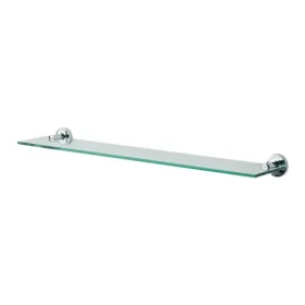 Spirella ATLANTIC nástěnná polička 40 cm chromovaná ocel / sklo (7610583064189)