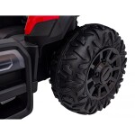 Mamido Dětský elektrický traktor BLAST s přívěsem 2x200W červený