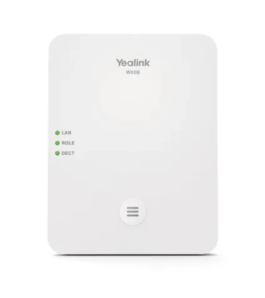 Yealink W80B bílá / IP DECT základna / PoE / Ethernet (W80B)