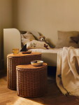 Ferm Living Povlak na polštář s výšivkou Swif Bird 40 × 60 cm, multi barva, textil