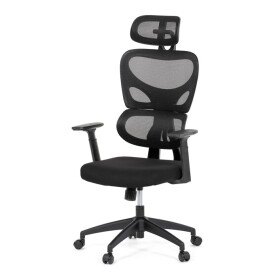 Kancelářská židle, houpací mechanismus, černá, KA-K2080 BK