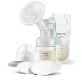 Philips AVENT Essential SCD417/20 bílá / Odsávačka mateřského mléka / manuální / 125 ml