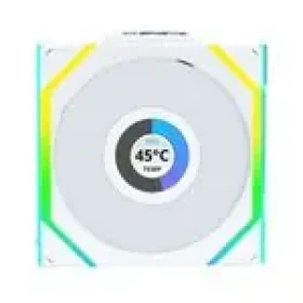 Lian Li UNI FAN SL Wireless LCD / ARGB / Obrácená čepel / 120mm / 1900rpm / 31dBA / 51.4 CFM / 4 pin (12RSLLCD1W1W)