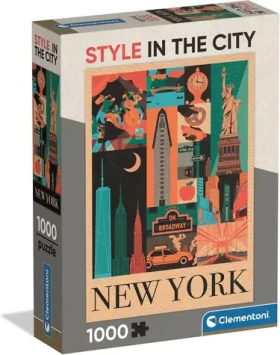 CLEMENTONI Puzzle New York - Ikony města