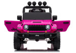 Mamido Elektrické autíčko Jeep Rubicon 24 V 2x200 W růžové