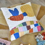 Bloomingville Bavlněný polštář Colorine 45 × 45 cm, multi barva, textil