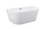 BESCO - Volně stojící vana VICA bílá - Barva - Bílá, Barva sifonu - Chrom, Rozměr vany - 150 × 80 VANVIC150