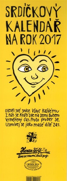 Srdíčkový kalendář na rok 2017