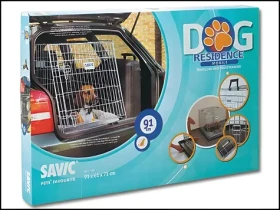 Savic Dog Residence Mobil 91x61x71 cm / Přepravní klec pro psy / Kov, plast / Střední a velká plemena (114-3297)