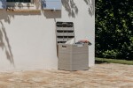 TOOMAX WOODYS zahradní plastový úložný box 90 L - světle šedá