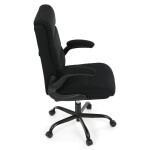 Kancelářské křeslo, houpací mechanismus, černá látka, KA-K3104 BK