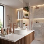 REA - Umyvadlová baterie Venti Brush Copper vysoká REA-B9783