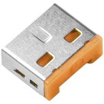 Smartkeeper zámek portu USB CSK-PC01P sada 10 ks červená, nerezová ocel bez klíče, Permanentní pojistka CSK-PC01P