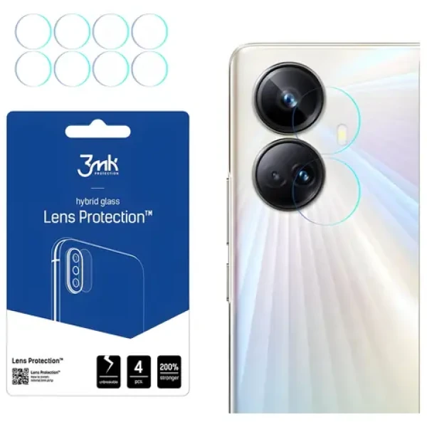3mk Lens Protection pro Realme 10 Pro+ / Sklo na fotoaparát / 4 ks / Hybridní sklo