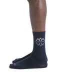 ICEBREAKER Mens Merino Lifestyle Fine Gauge Crew Icebreaker Logo Reflections, Midnight Navy/Snow velikost: 45-49 (LXL)