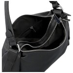 Trendy dámská koženková kabelka na rameno Magdalena, černá