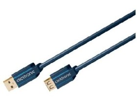 ClickTronic HQ OFC prodlužovací USB3.0 kabel, A-A, zlacené konektory, 1,8m (4040849701191)