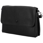 Trendy dámská koženková crossbody kabelka Kasandra, černá