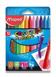 MAPED Trojhranné plastové pastelky Color'Peps PlastiClean 12ks (24241)