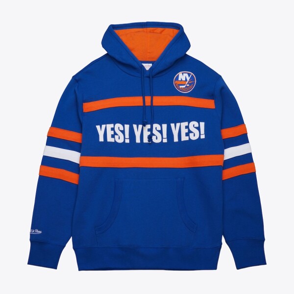 Mitchell & Ness Pánská mikina New York Islanders NHL Head Coach Hoodie Current Logo Velikost: XL