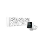 DEEPCOOL Vodní chladič MYSTIQUE 360 WH, ARGB, 3x 120mm, AM5, LGA1851, bílá EDF_1808076