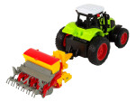 Mamido Elektrické autíčko Rolnícky Traktor s Lisem R/C 1:16 Zelený