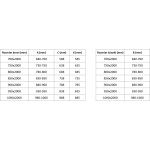 MEXEN/S - Exo sprchový kout dveře křídlové 70 x 75, transparent, černá 817-070-075-70-00