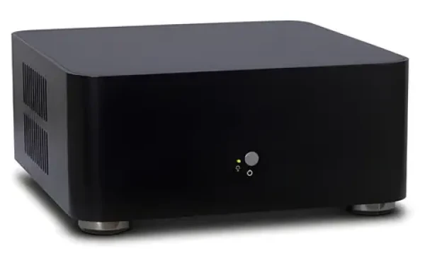 Inter-Tech A80 černá / Skříň / Mini ITX / hliníková / zdroj 60 W / 2x USB 3.0 (88881302)