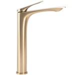 REA - Umyvadlová vysoká baterie AVALON brush gold vysoká REA-B2705