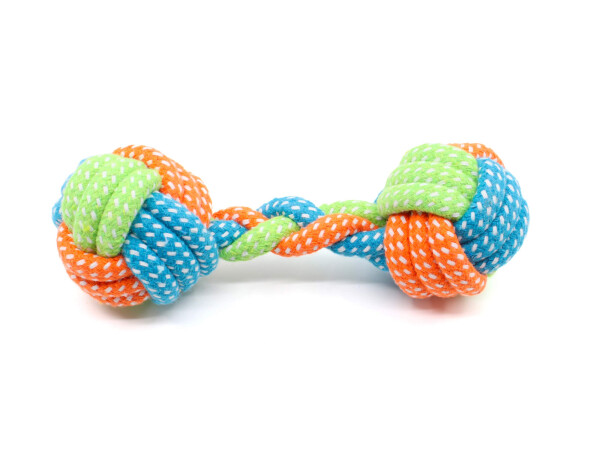 Color barevná činka pro psa | 18 cm Barva: Oranžová