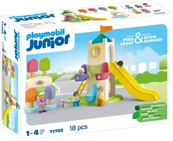 Playmobil® Junior 71703 Dobrodružná věž se zmrzlinovým stánkem