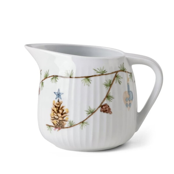 KÄHLER Porcelánový omáčník Hammershøi Christmas 660 ml, bílá barva, porcelán