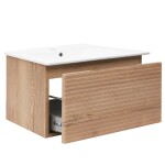 Koupelnová skříňka s umyvadlem Naturel Savona 98x43x44,8 cm dub halifax mat SAVONA100DH SAVONA100DH