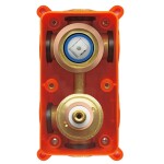 REA - Podomítková koupelnová sada LUNGO Copper + BOX REA-P7998