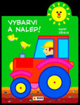 Vybarvi nalep! Traktor