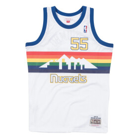 Mitchell & Ness Pánský dres Denver Nuggets NBA Dikembe Mutombo #55 Swingman - Bílá Velikost: L