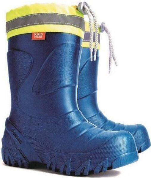 Demar Dětské holínky zateplené MAMMUT S 0300 E metal / blue 26-27 0300E_26-27