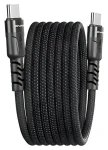 AWEI CL-166T černá / Kabel / USB-C - USB-C / magnetický / 60W PD / 1 m (CL-166T)