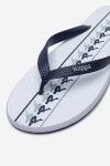 Pantofle Kappa 371G1LW White - Blue Marine - Grey Lt Lead Syntetický materiál