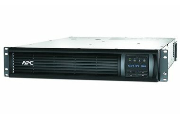 APC Smart-UPS 3000VA (2700W) LCD RM / záložní zdroj / 3000VA / 2700W / LCD / 230V / Line interaktivní / 2U (SMT3000RMI2UC)