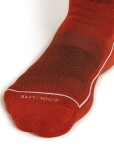Pánské merino turistické ponožky ICEBREAKER Mens Hike_Cool-Lite 3Q Crew, Molten/Snow velikost: 47-49 (XL)
