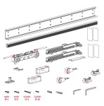 Terno scorrevolli Magic 2 kování pro interiérové posuvné dveře (368394)