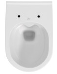 GEBERIT KOMBIFIXBasic vč. bílého tlačítka DELTA 50 + WC CERSANIT CITY NEW CLEANON + WC SEDÁTKO SLIM 110.100.00.1 50BI CI2