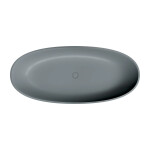 OMNIRES - SHELL M+ volně stojící vana, 175 x 78 cm, šedá/popel SHELL175WWAG