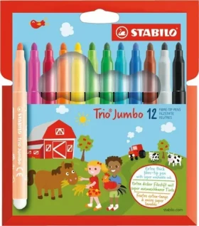 STABILO® Trio Jumbo 12 fixů (135421)
