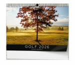 Golf české resorty 2026 - nástěnný kalendář