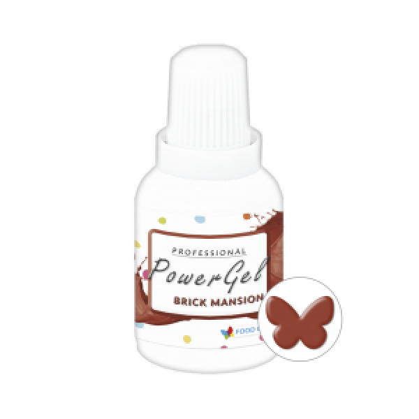 Gelová barva Food Colours PowerGel Brick Mansion (20 g)